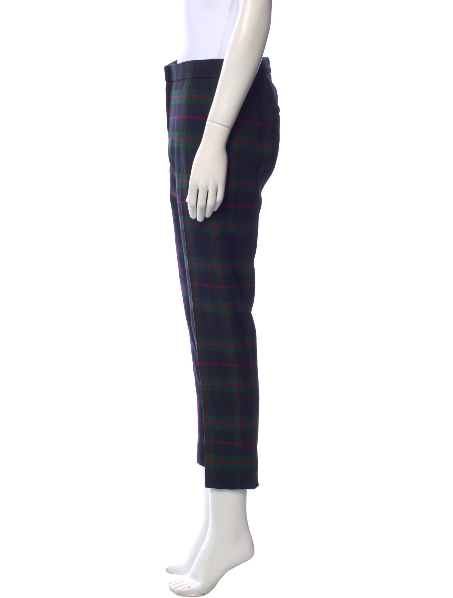 Burberry Virgin Wool Straight Leg Pants