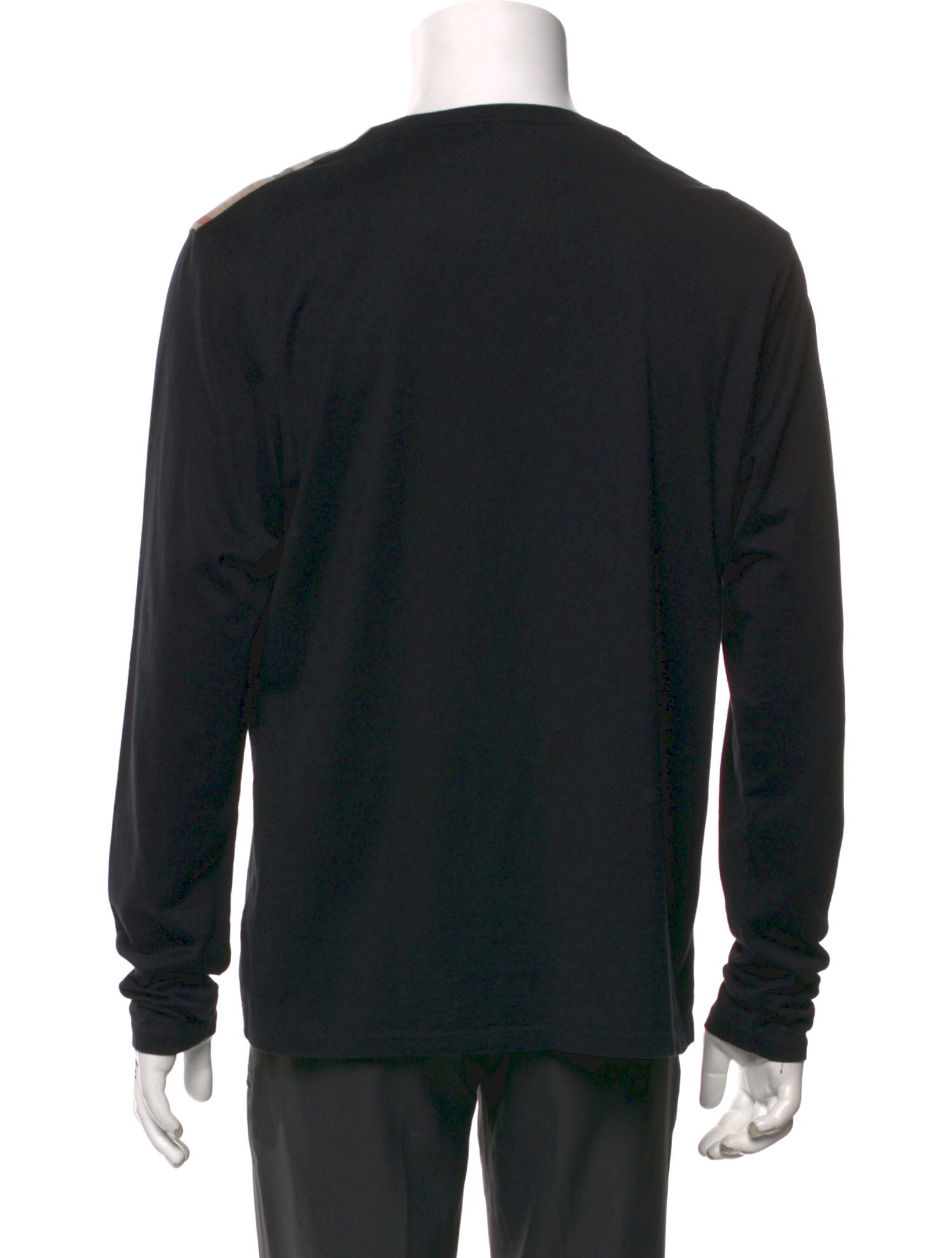 Burberry Crew Neck Long Sleeve Henley