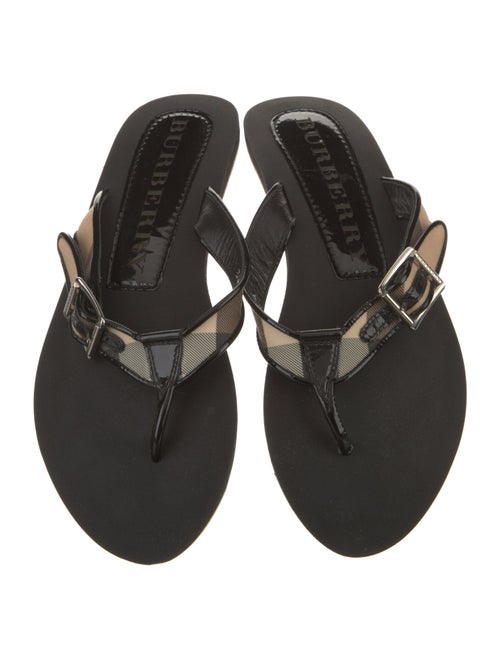 Burberry Nova Check Pattern Slides