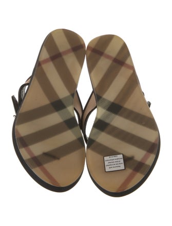 Burberry Nova Check Pattern Slides