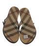 Burberry Nova Check Pattern Slides