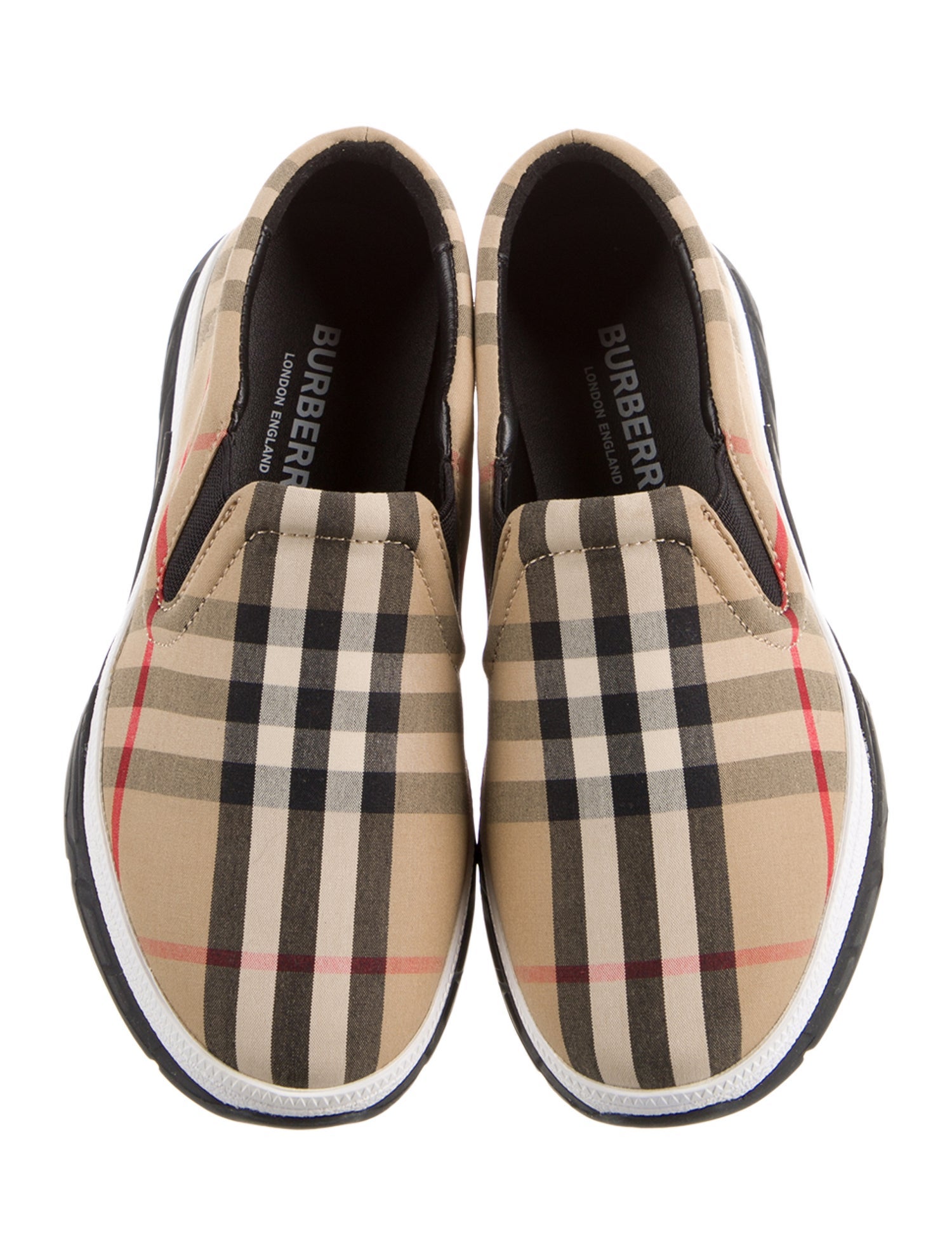 Burberry Canvas Check Sneakers