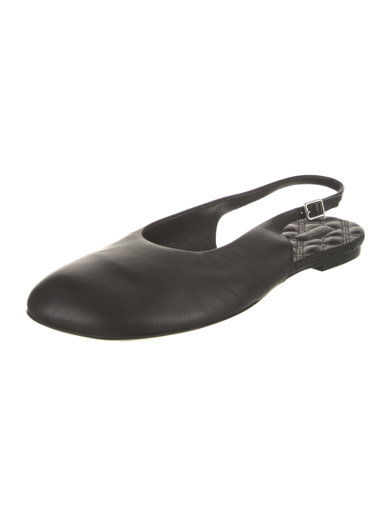 Burberry Leather Slingback Flats