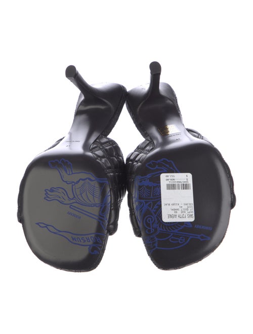 Burberry Leather Slides