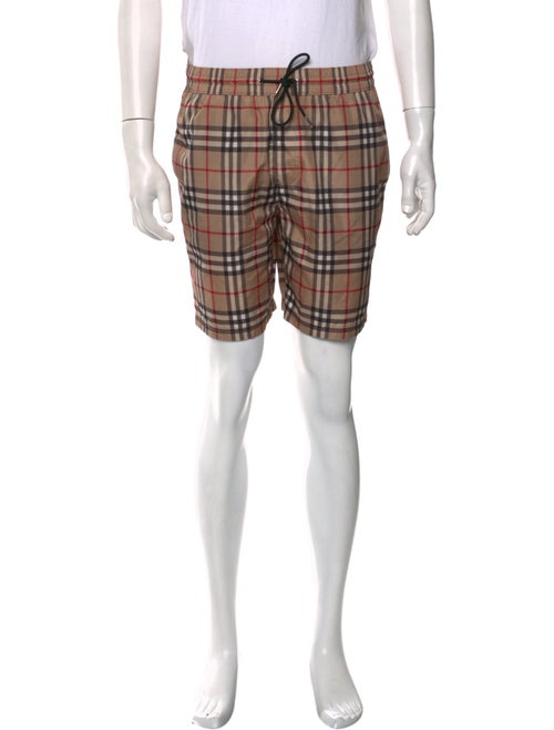 Burberry House Check Pattern Swim Trunks