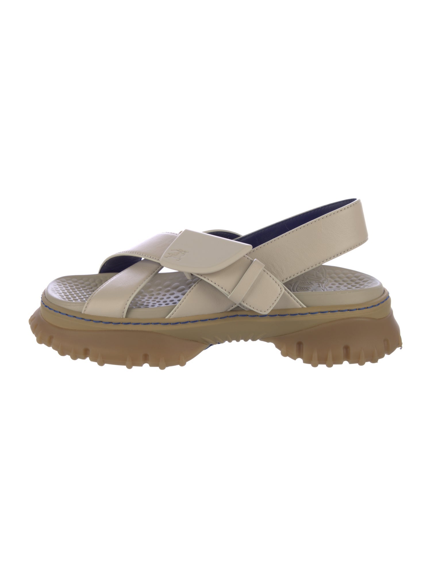 Burberry Leather Slingback Sandals