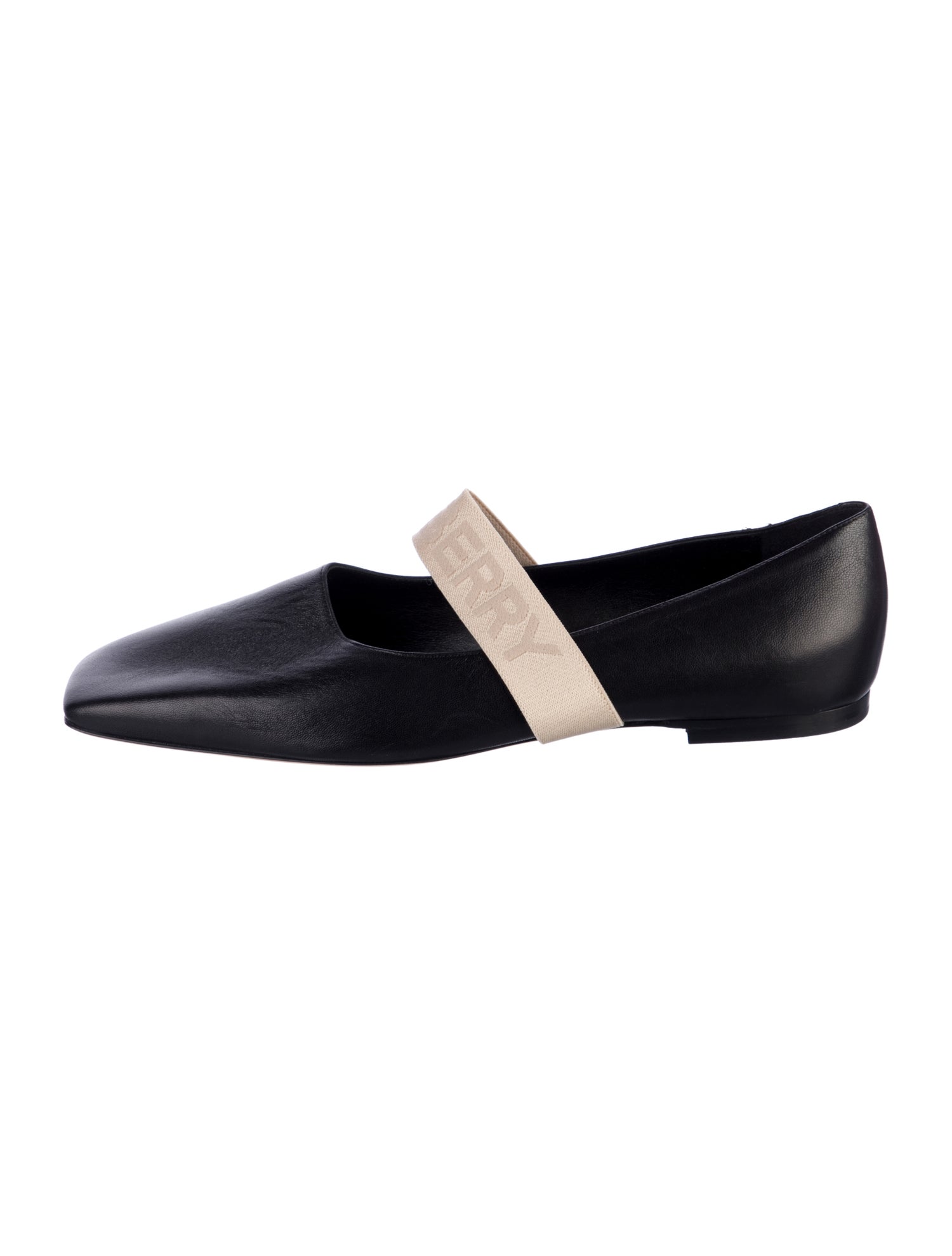 Burberry Leather Mary Jane Flats