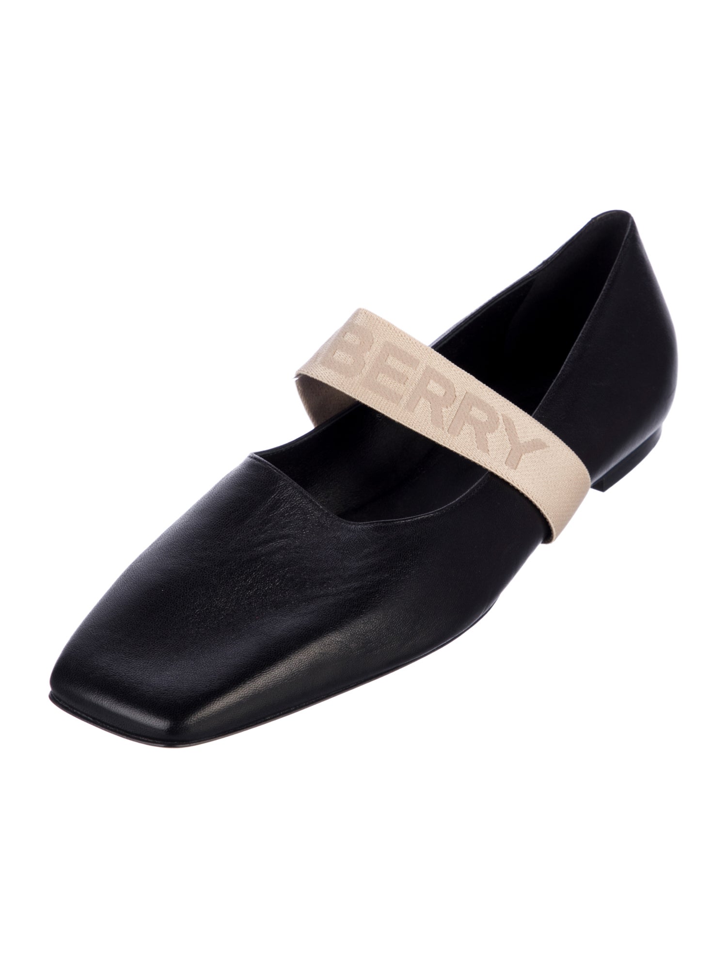 Burberry Leather Mary Jane Flats