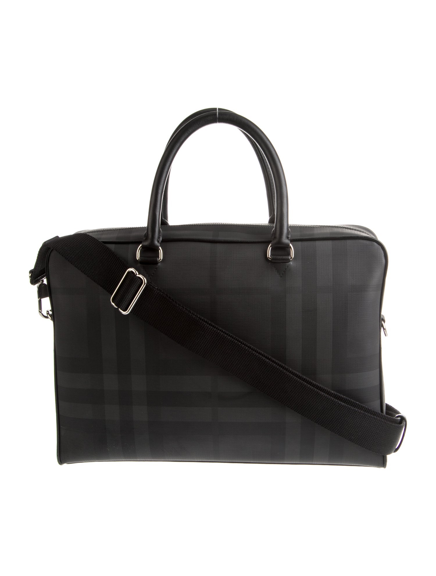 Burberry Smoked Check Briefcase