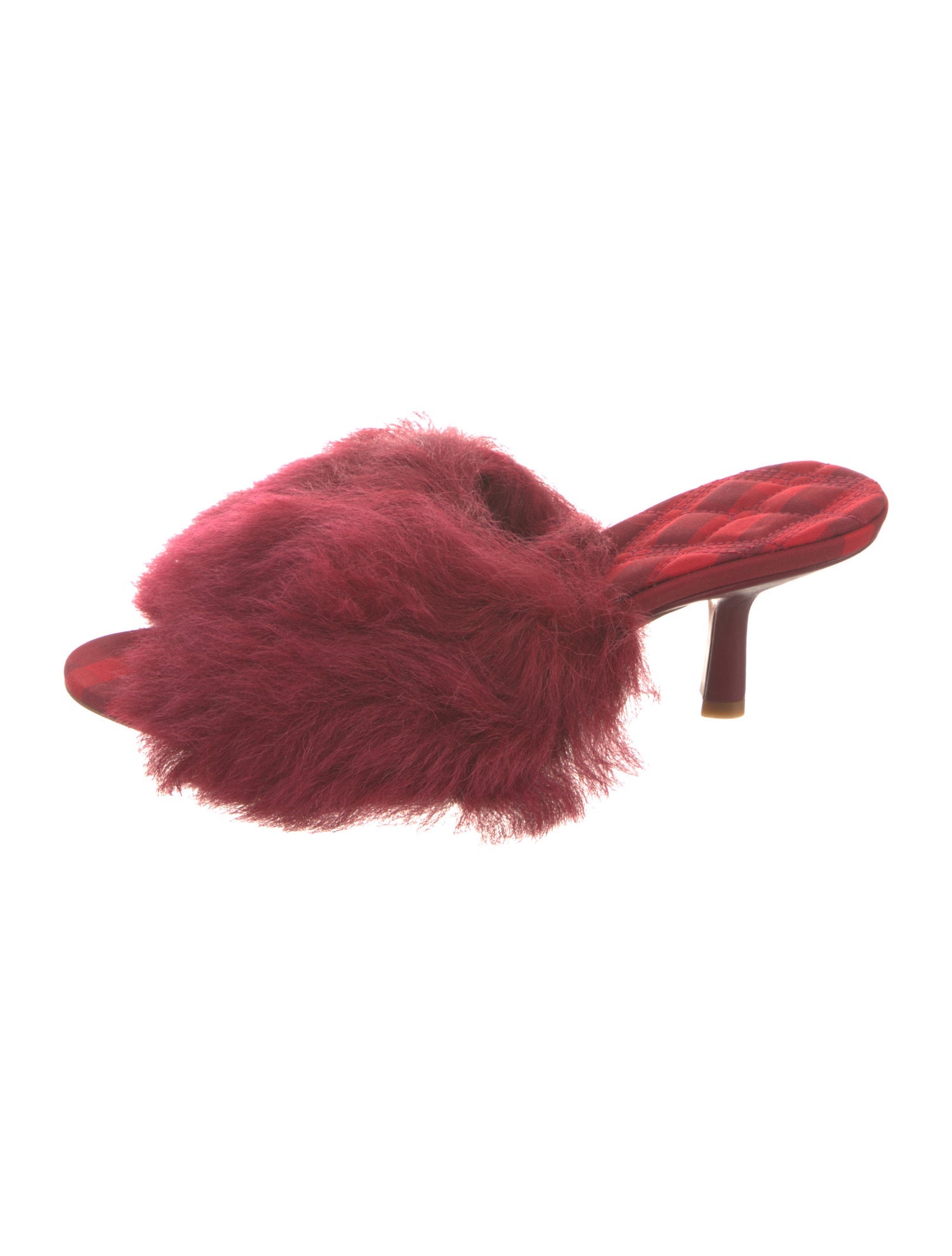 Burberry Shearling Slides w/ Tags