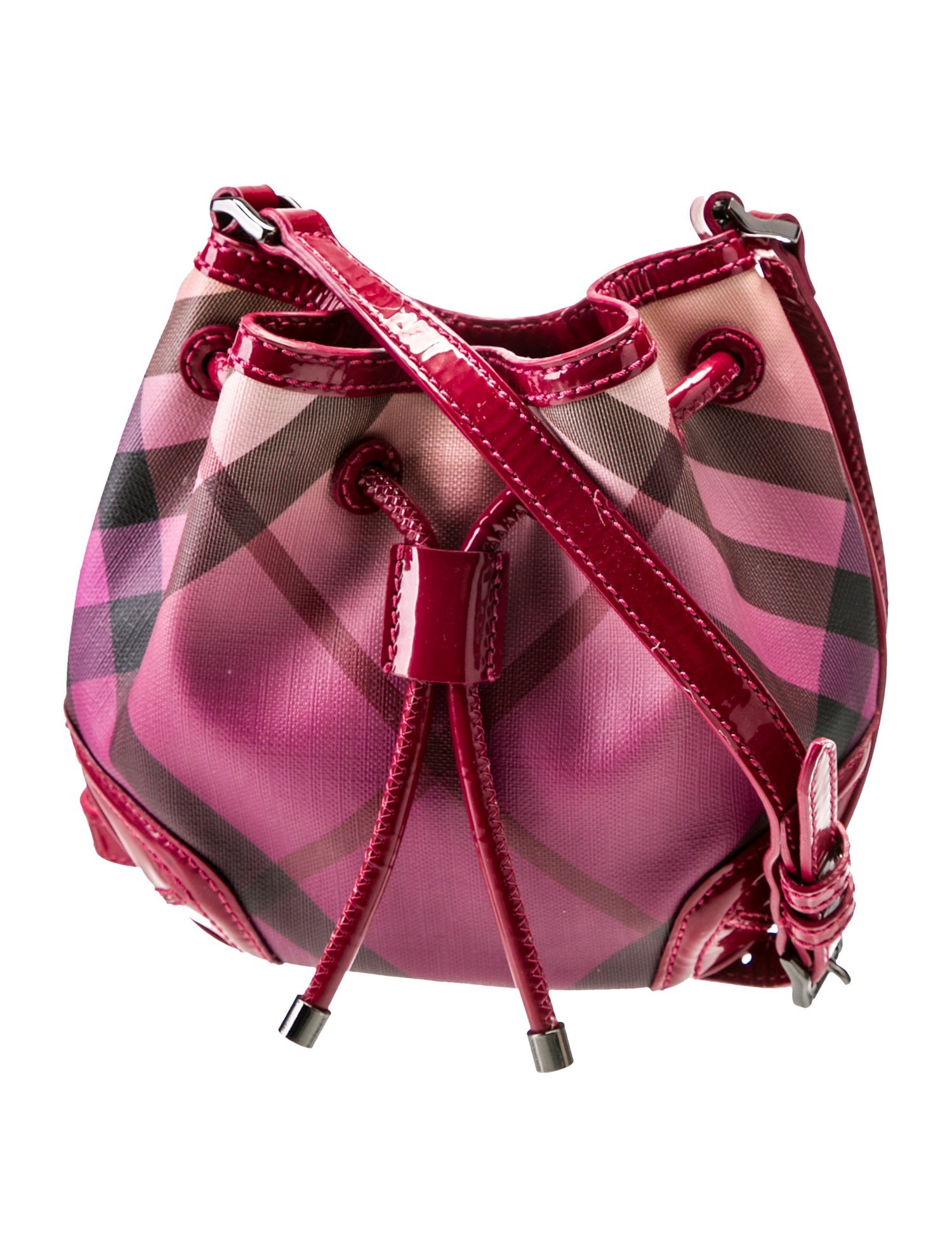 Burberry Super Nova Check Bucket Bag