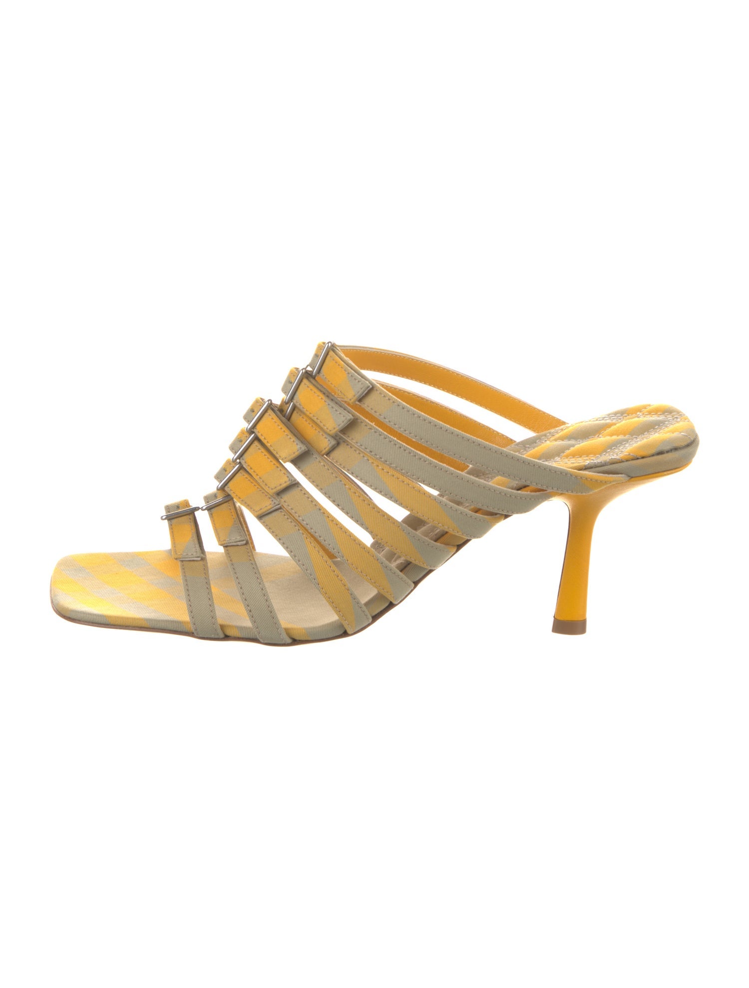 Burberry Canvas Animal Print Gladiator Sandals w/ Tags