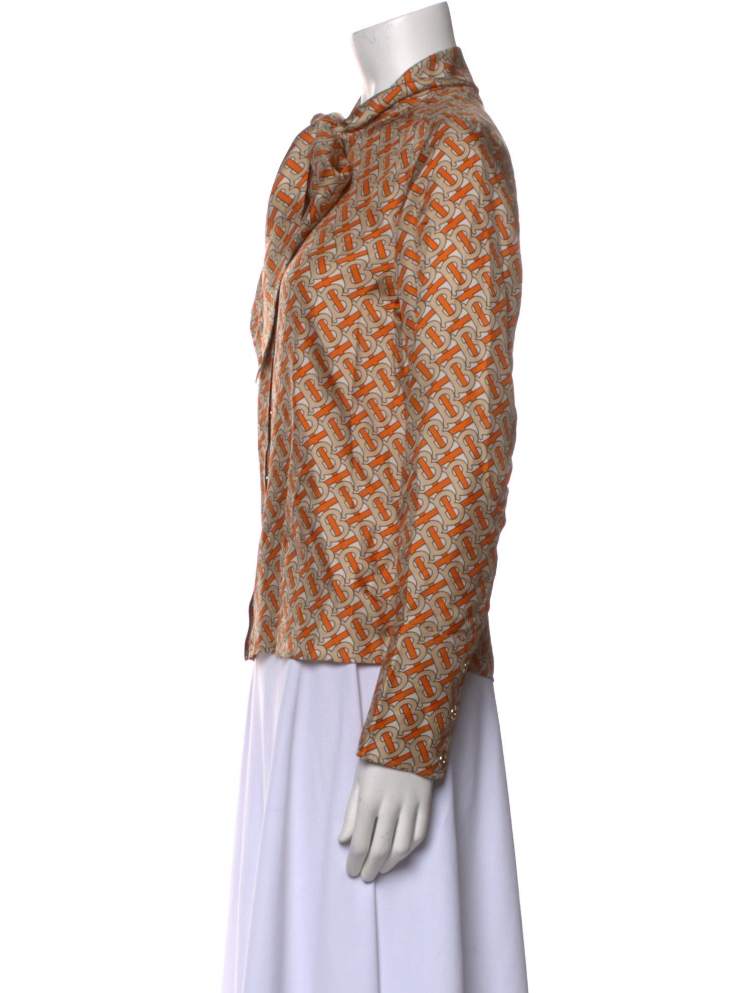 Burberry Silk Printed Blouse