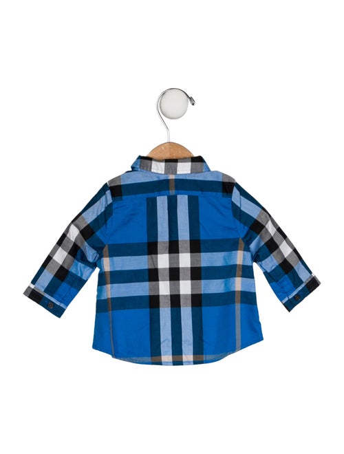 Burberry Infant Girls' Check-Patterned Button-Up Shirt