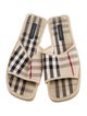Burberry Nova Check Pattern Canvas Espadrilles