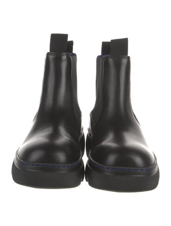 Burberry Leather Chelsea Boots