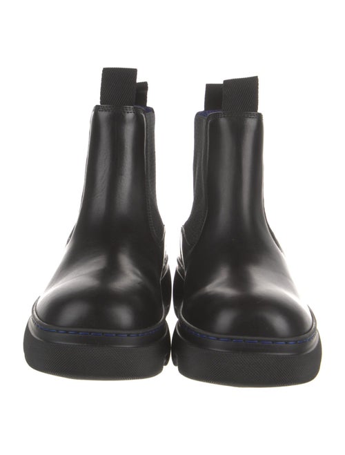 Burberry Leather Chelsea Boots