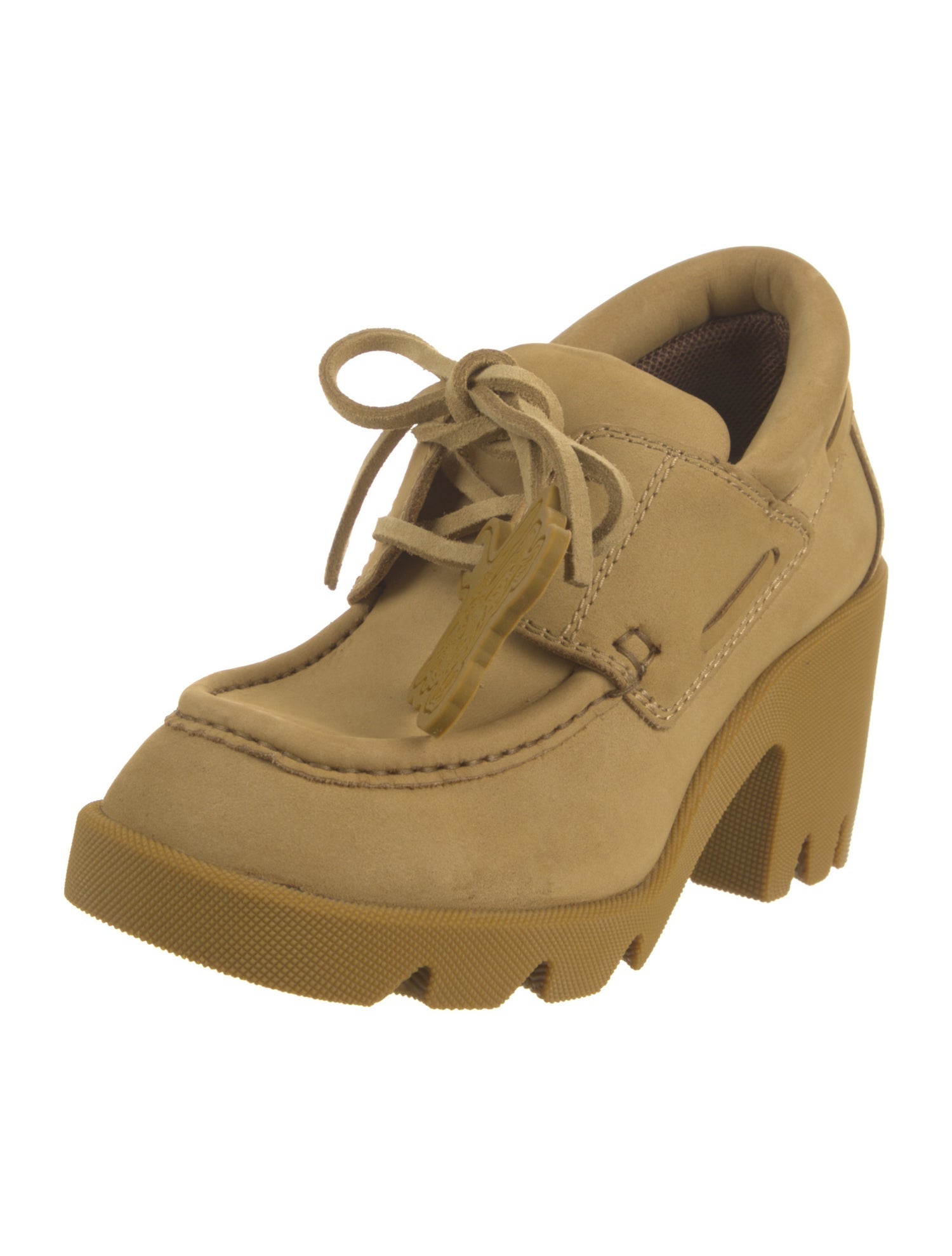 Burberry Leather Combat Boots