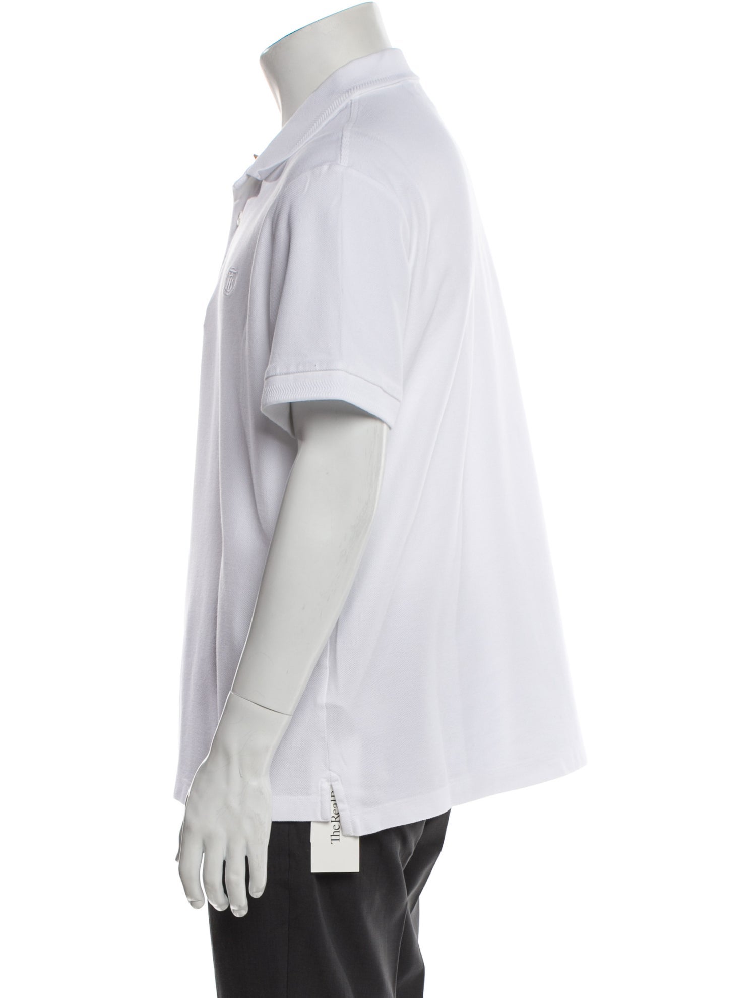 Burberry TB Monogram Collar Polo Shirt