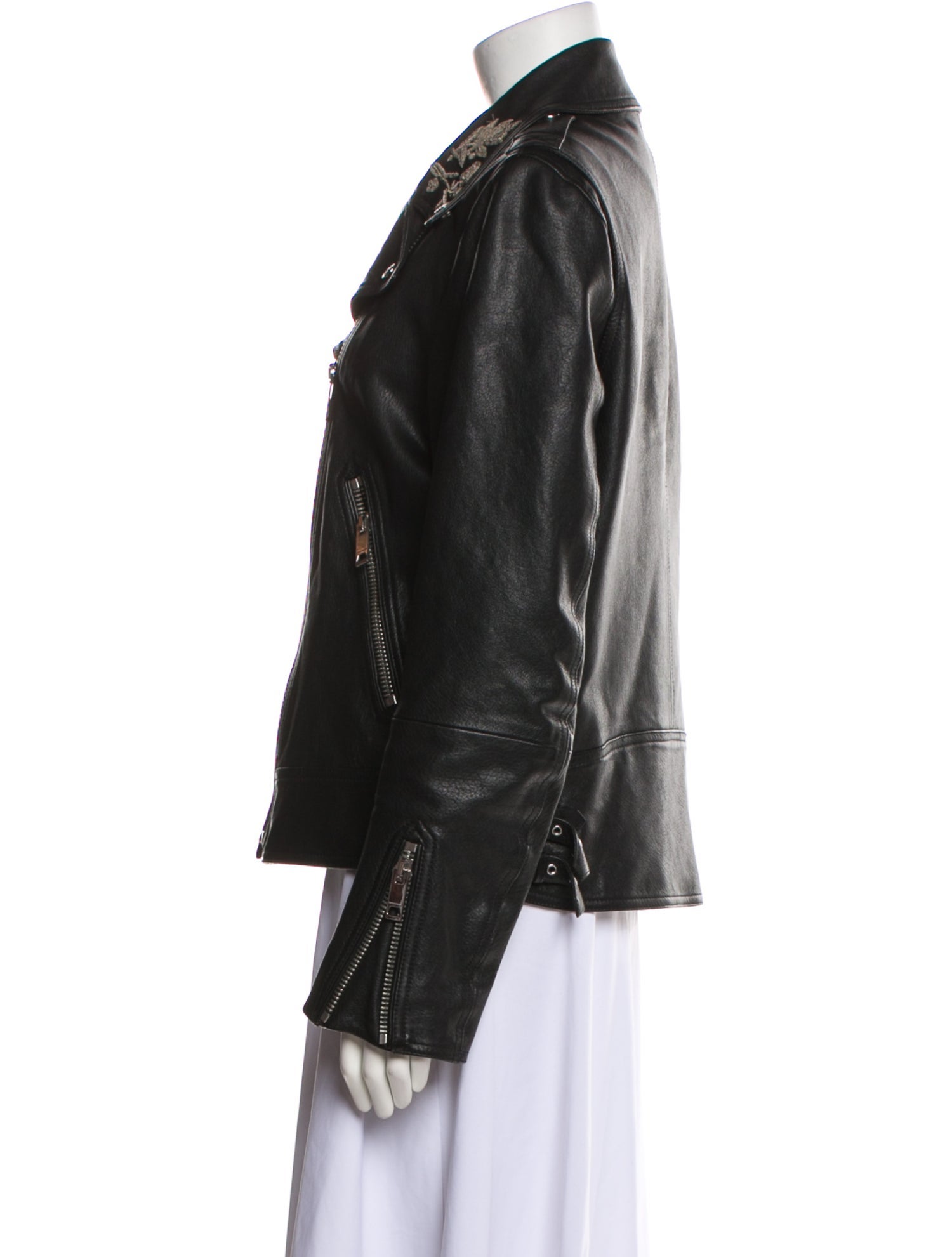 Burberry Leather Biker Jacket