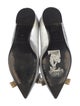 Burberry Leather Bow Accents Flats