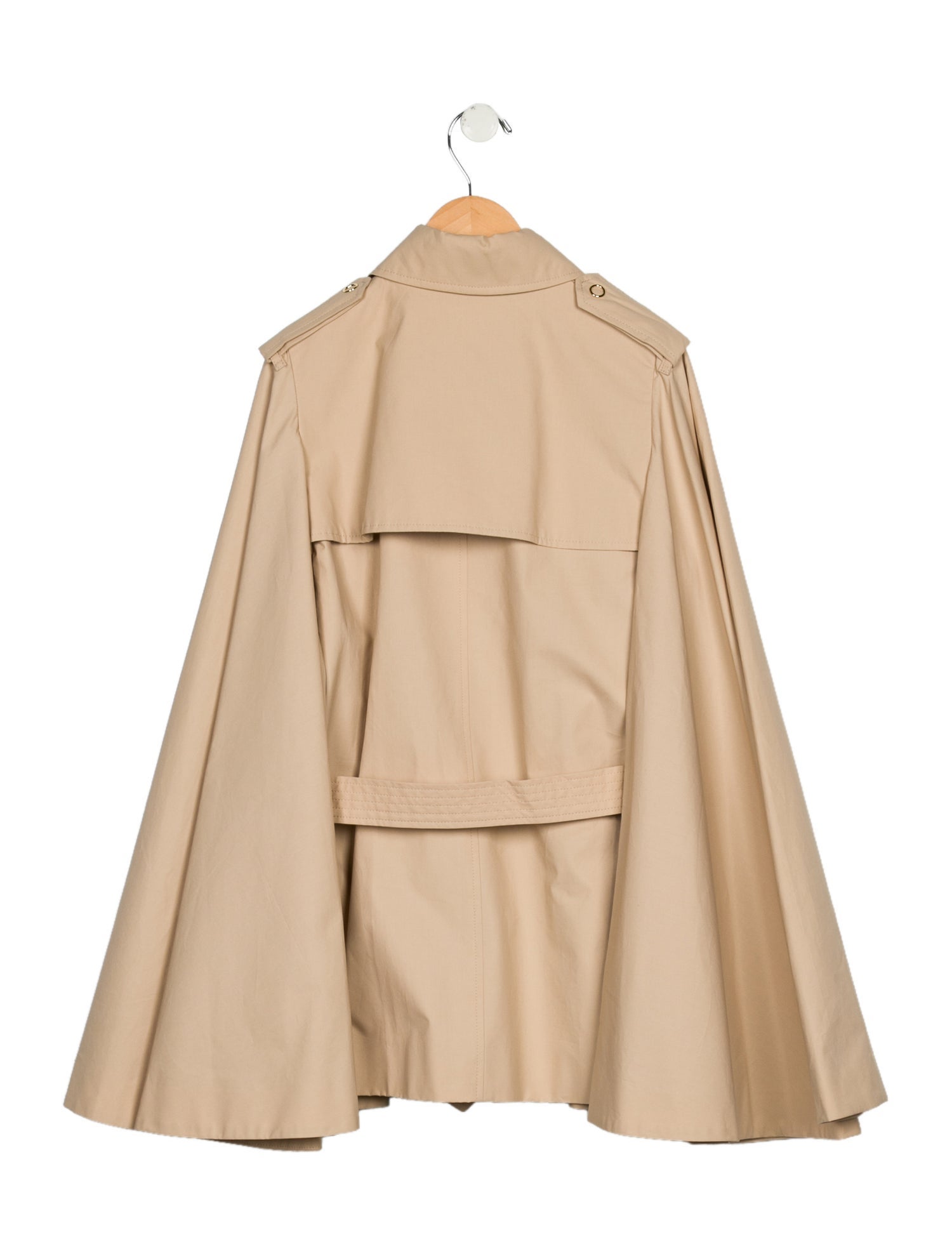 Burberry Solid Poncho Coat w/Tags