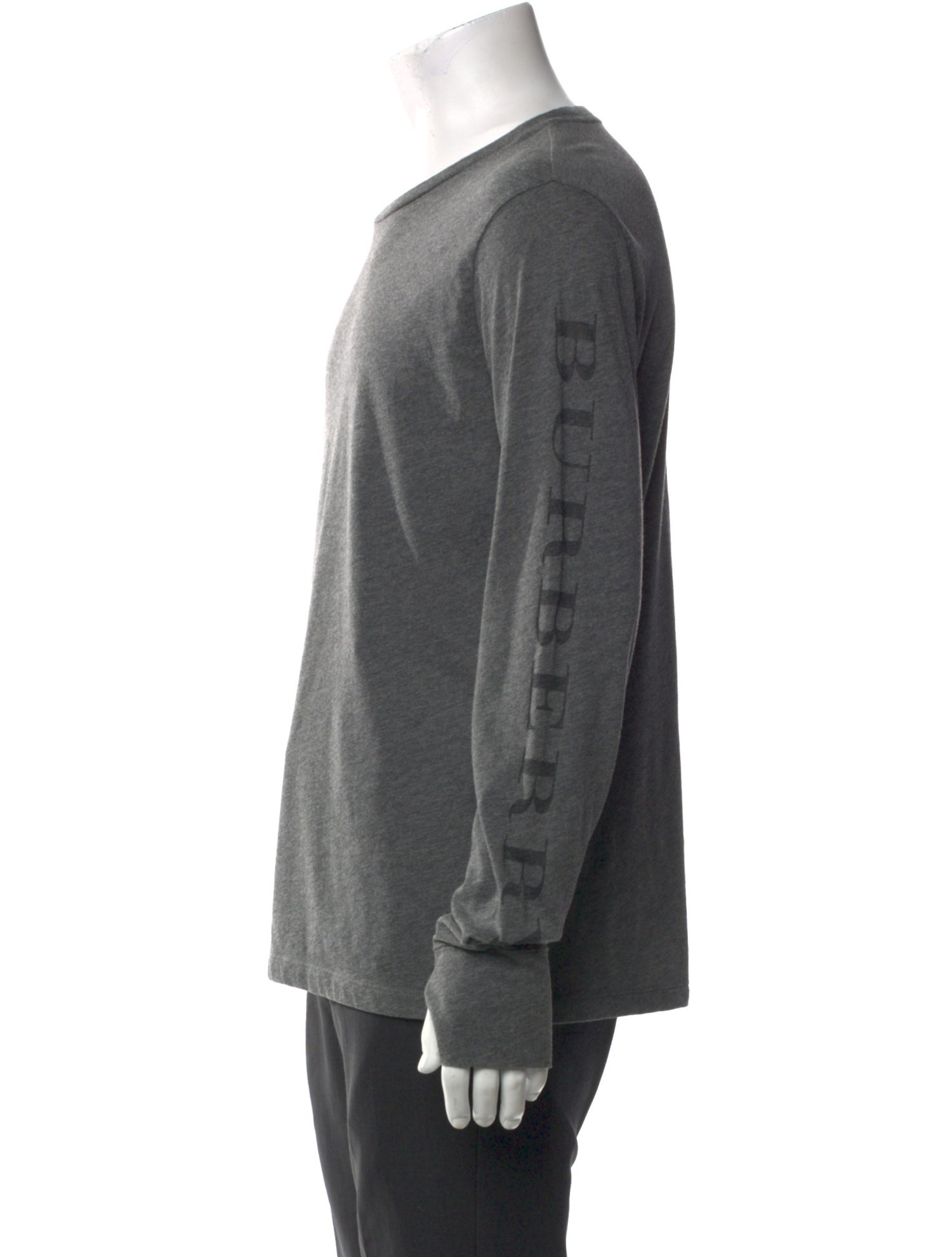Burberry Crew Neck Long Sleeve T-Shirt