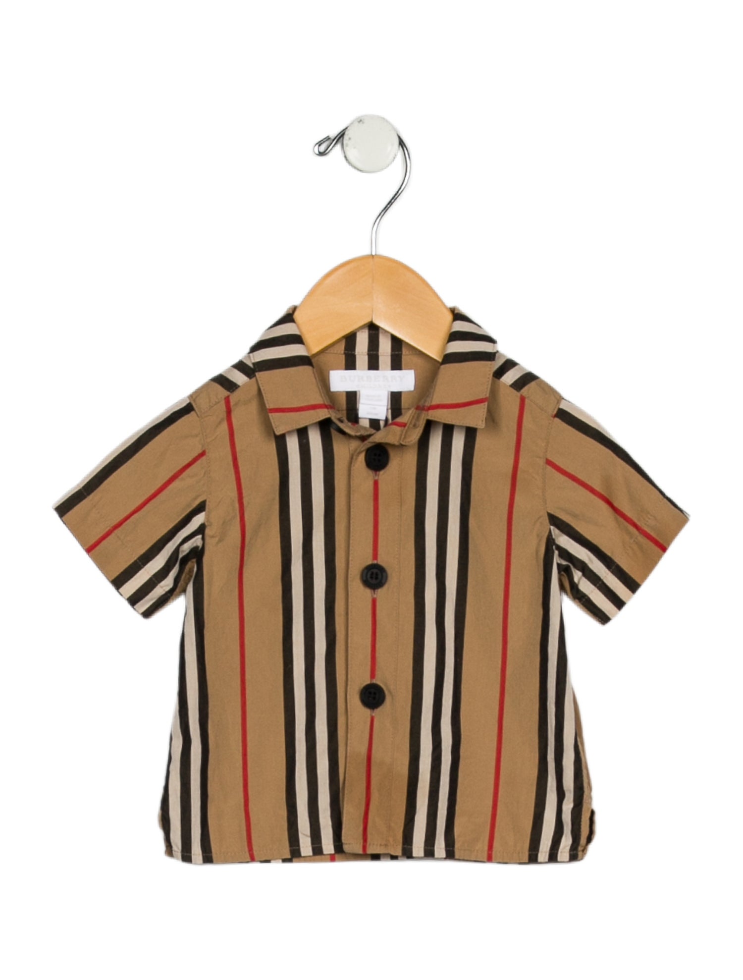 Burberry Short Sleeve Button Up Shirt