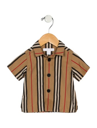 Burberry Short Sleeve Button Up Shirt