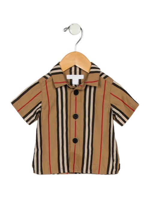 Burberry Short Sleeve Button Up Shirt