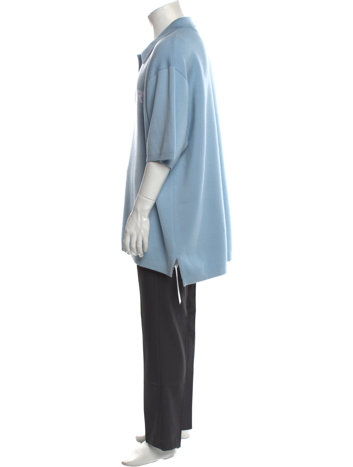 Burberry Wool Collar Polo Shirt