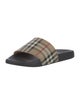 Burberry Nova Check Pattern Rubber Slides