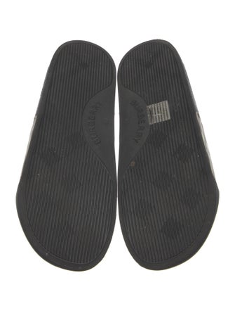 Burberry Nova Check Pattern Rubber Slides