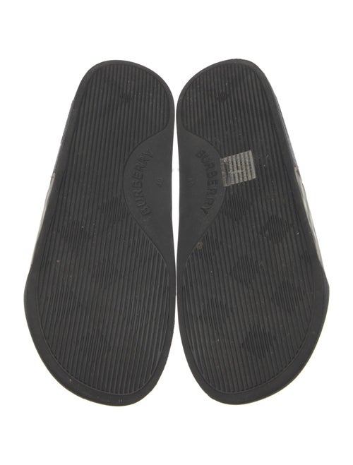 Burberry Nova Check Pattern Rubber Slides