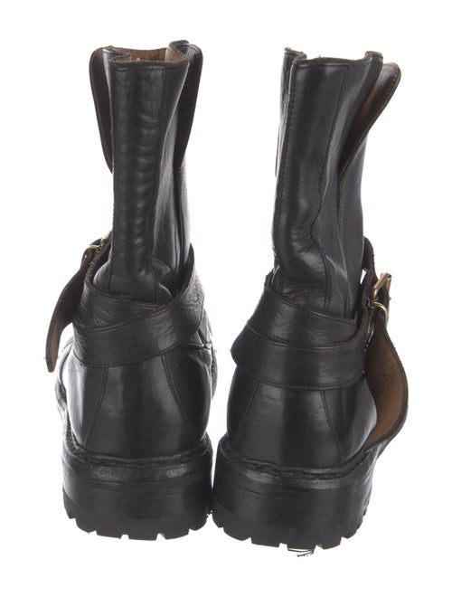 Burberry Leather Moto Boots