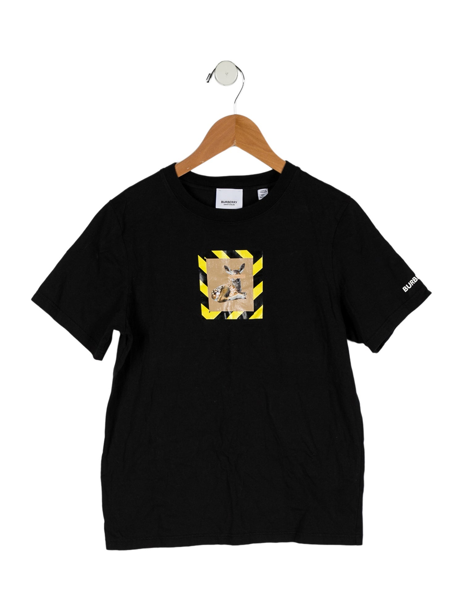 Burberry Woven Graphic T-Shirt