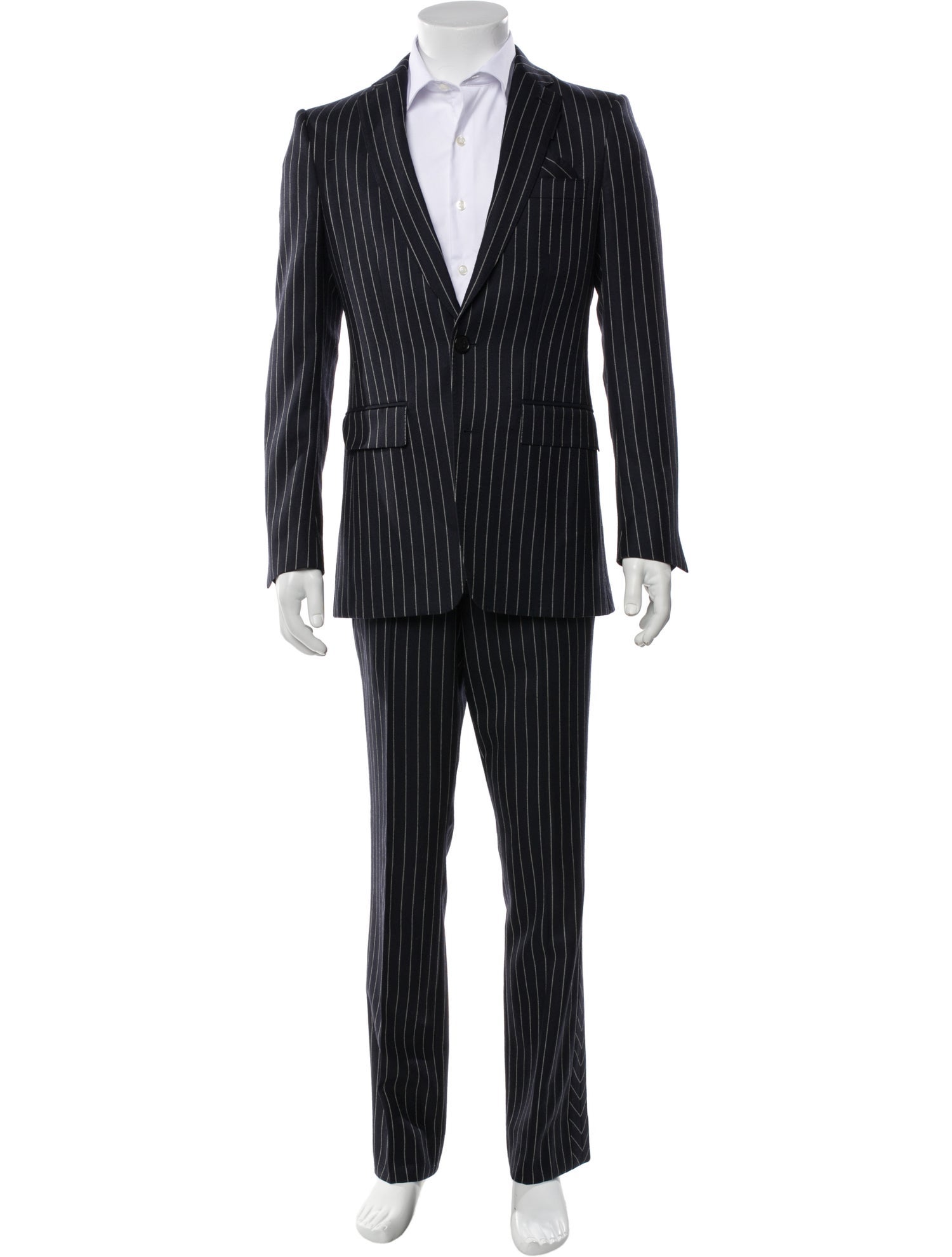 Burberry Wool Striped Two-Piece Suit