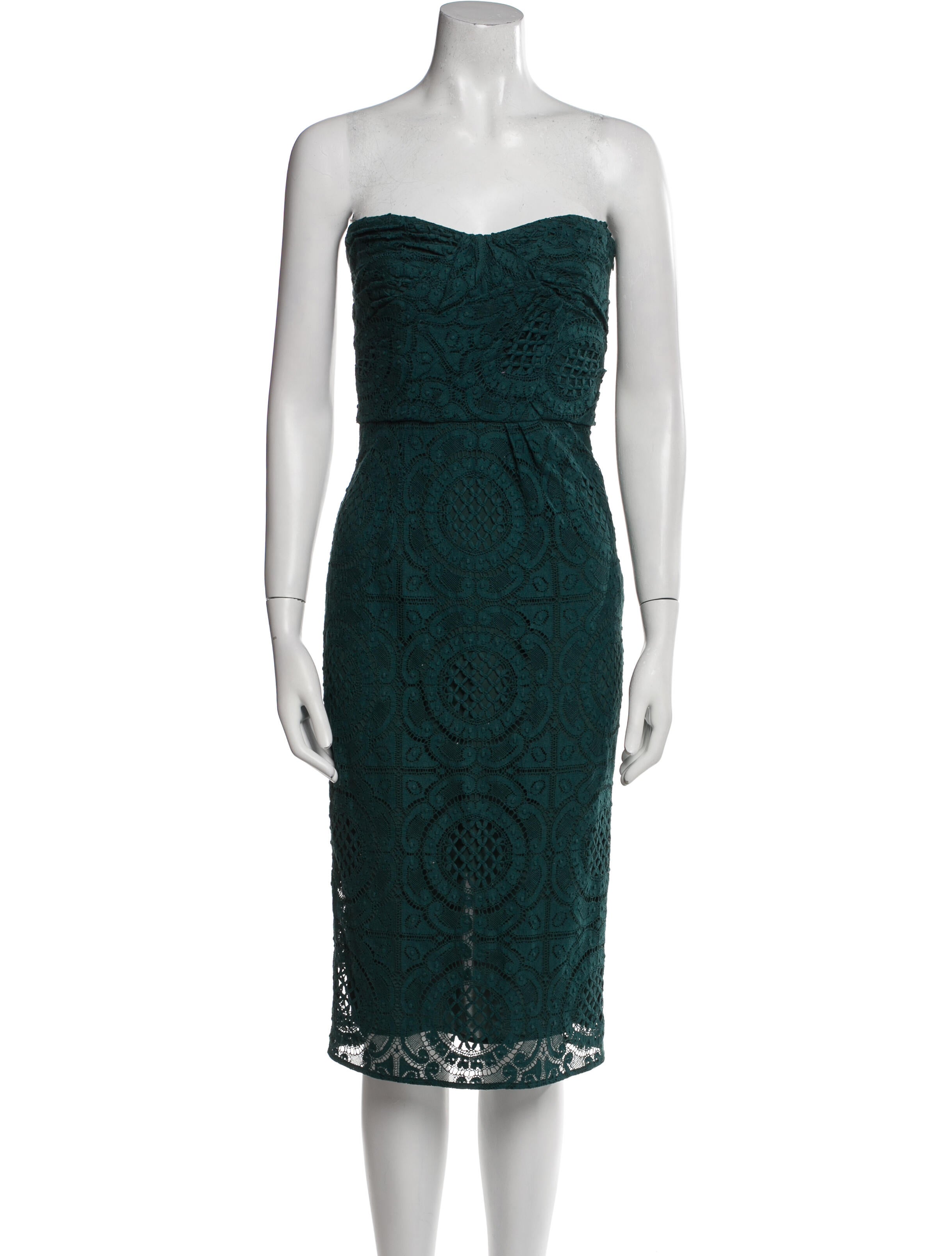 Burberry Lace Pattern Mini Dress