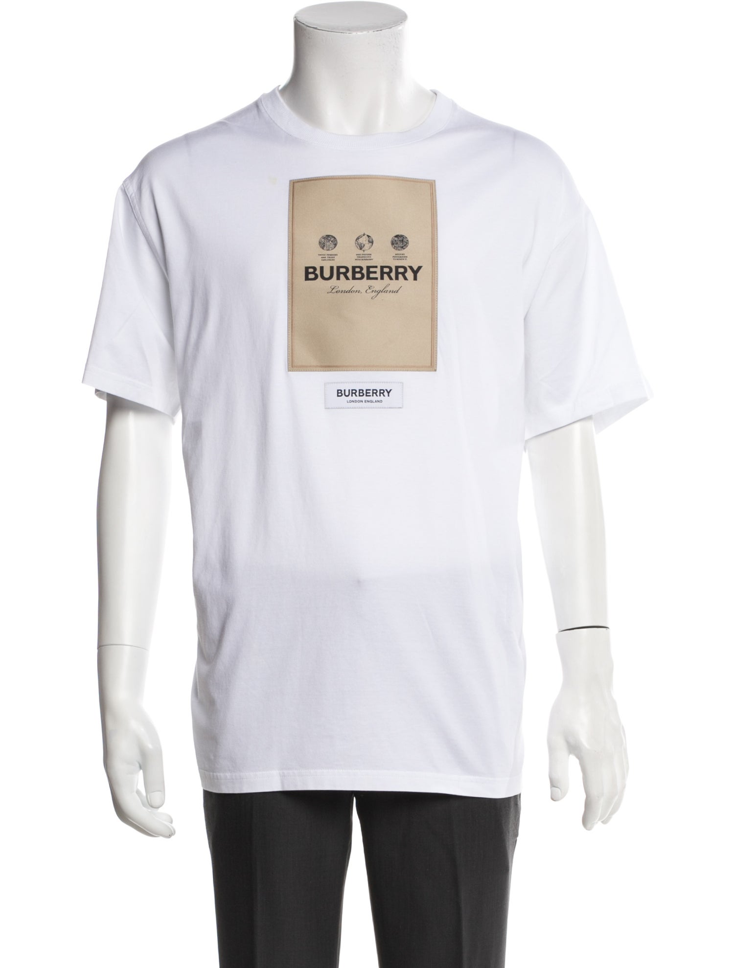 Burberry Graphic Print Crew Neck T-Shirt