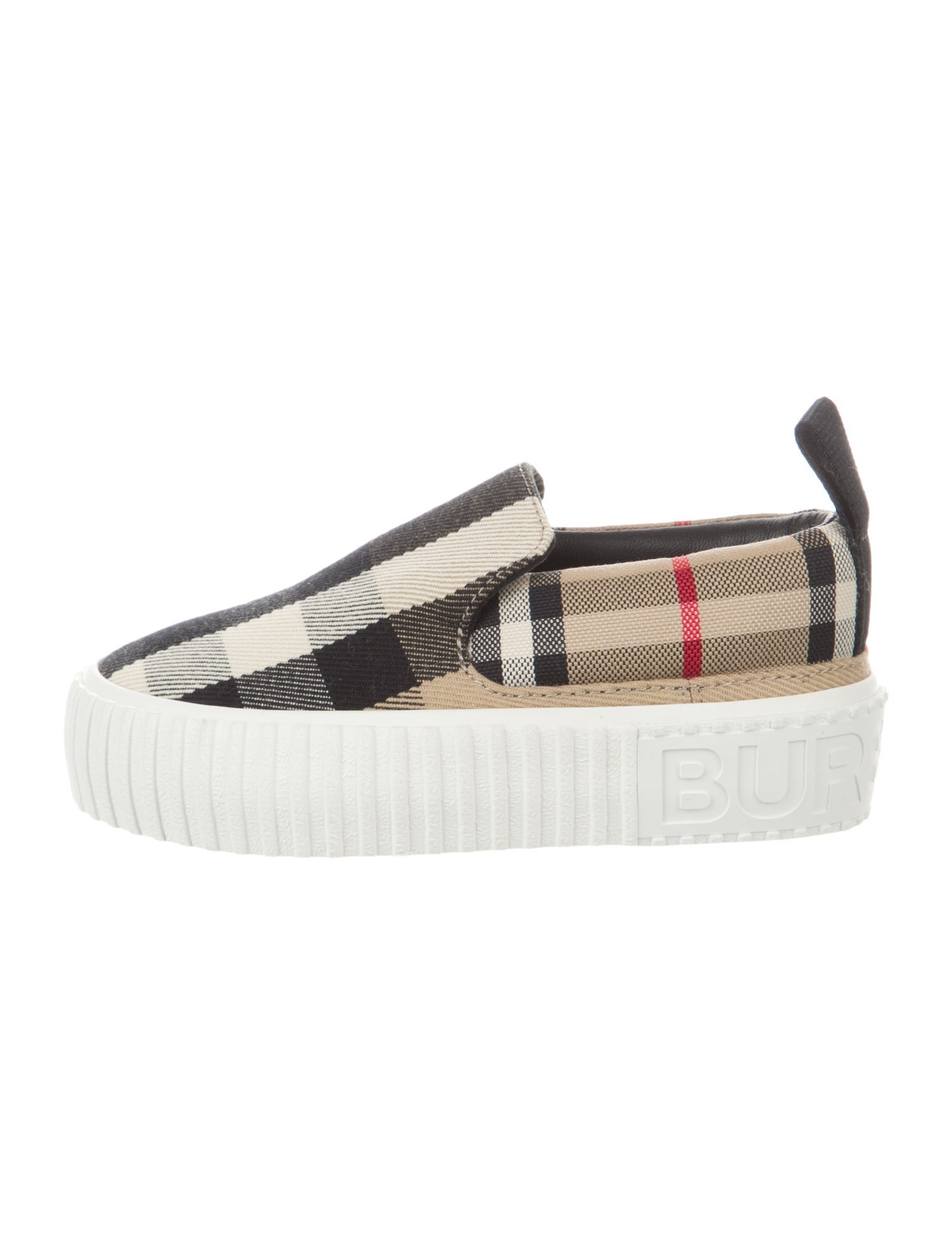 Burberry Check Slip On Sneakers w/Tags