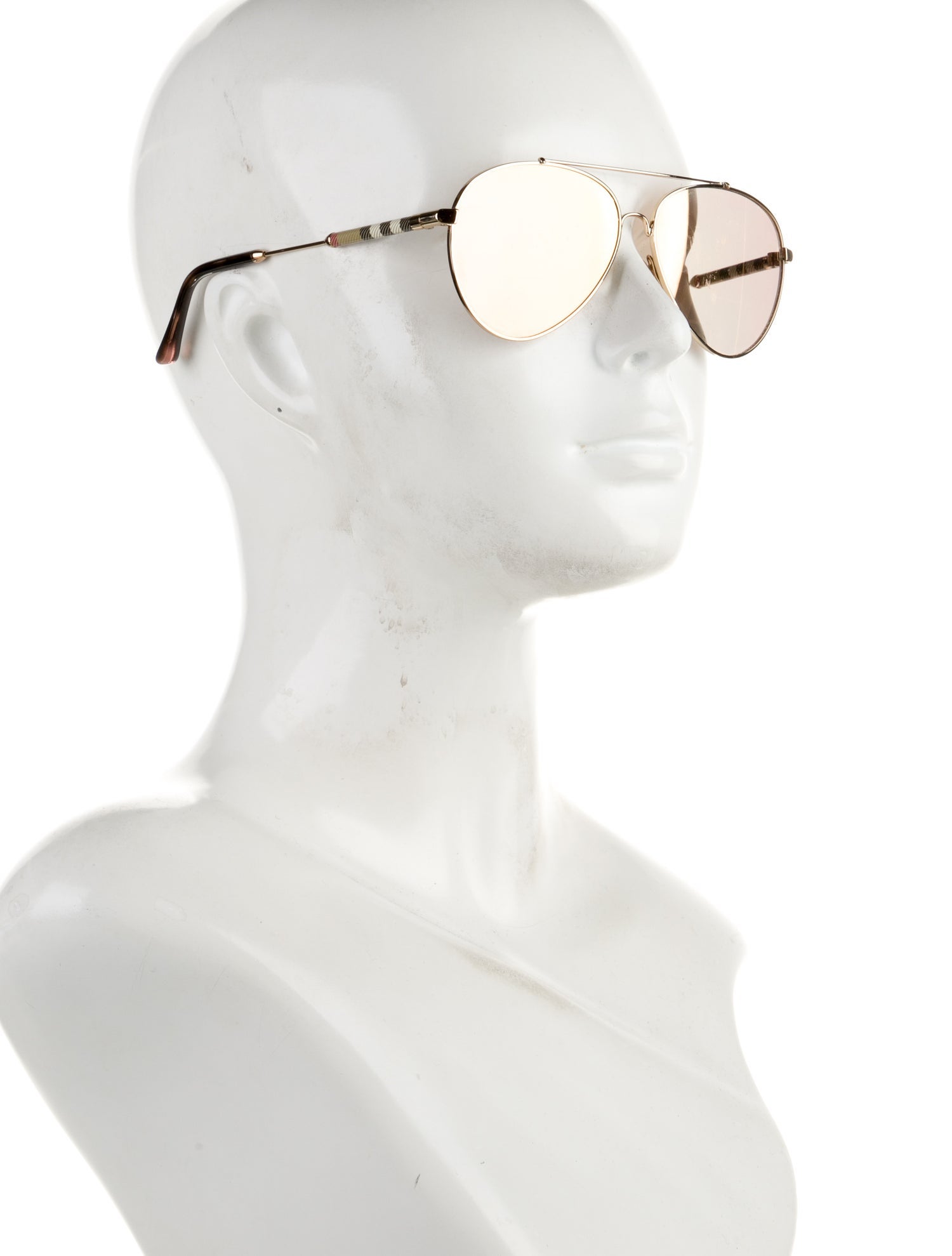 Burberry Aviator Tinted Sunglasses