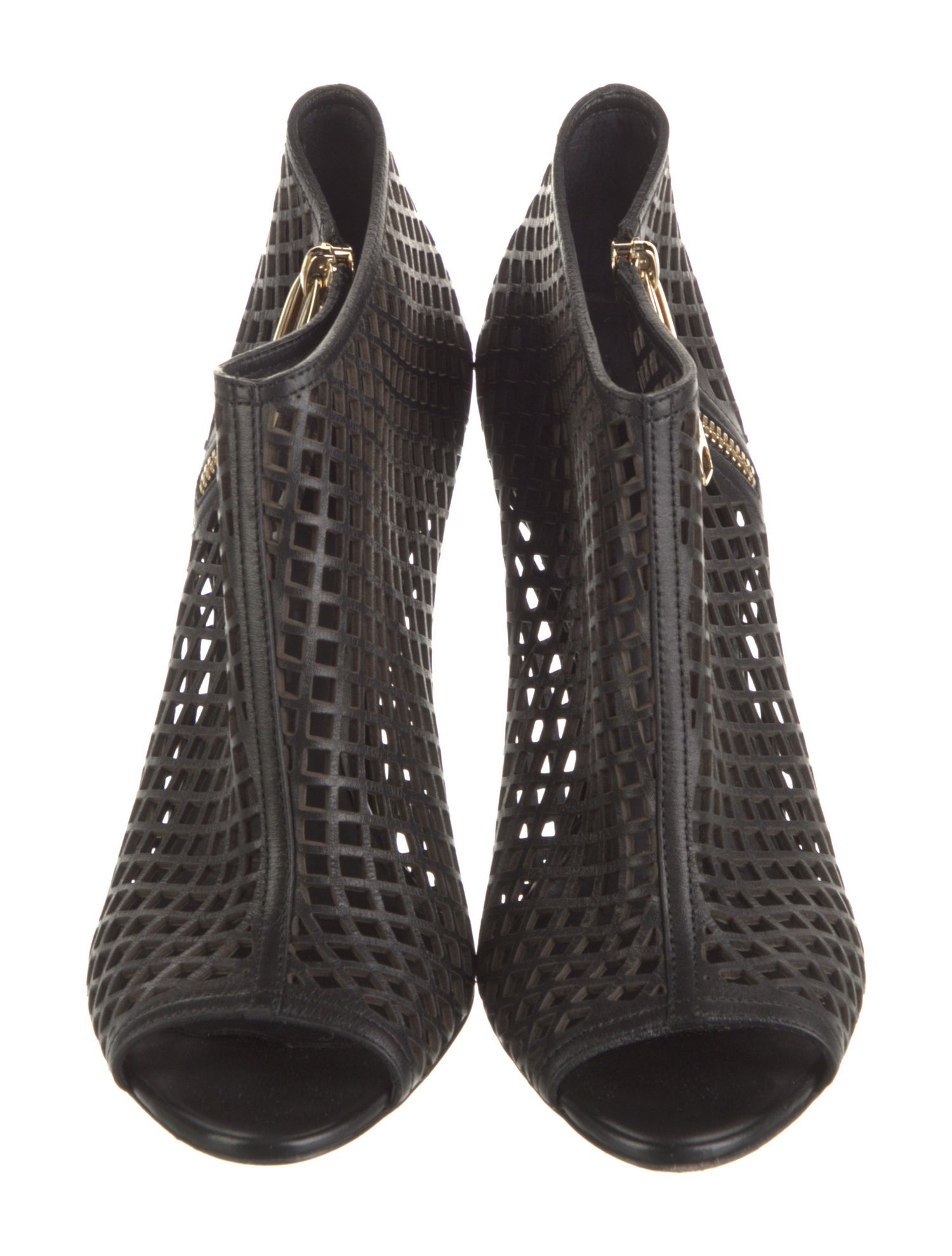 Burberry Leather Lasercut Accents Pumps