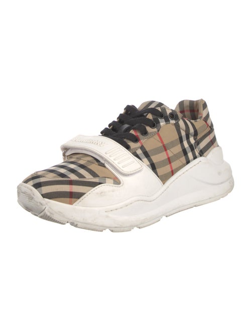 Burberry House Check Pattern Canvas Sneakers