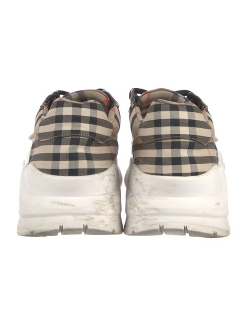 Burberry House Check Pattern Canvas Sneakers