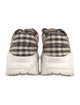 Burberry House Check Pattern Canvas Sneakers