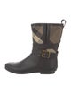 Burberry Exploded Check Pattern Rubber Rain Boots