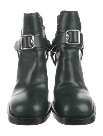 Burberry TB Monogram Leather Boots