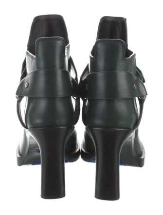 Burberry TB Monogram Leather Boots