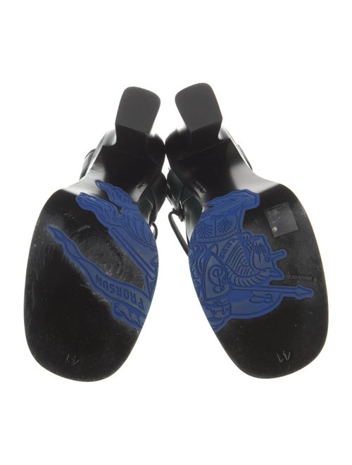 Burberry TB Monogram Leather Boots