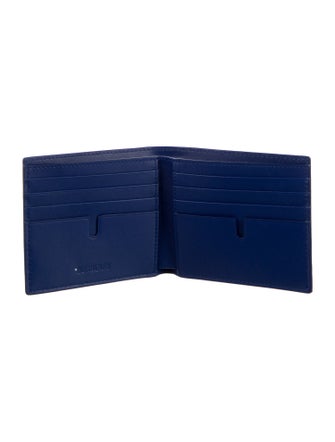 Burberry East/West Leather Bifold Wallet